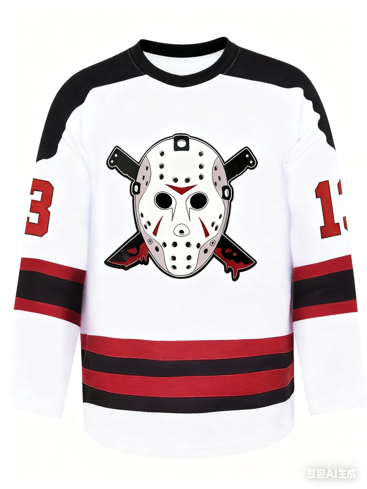 Jason Number Thirteen Long Sleeve Jersey For Sports Outfits