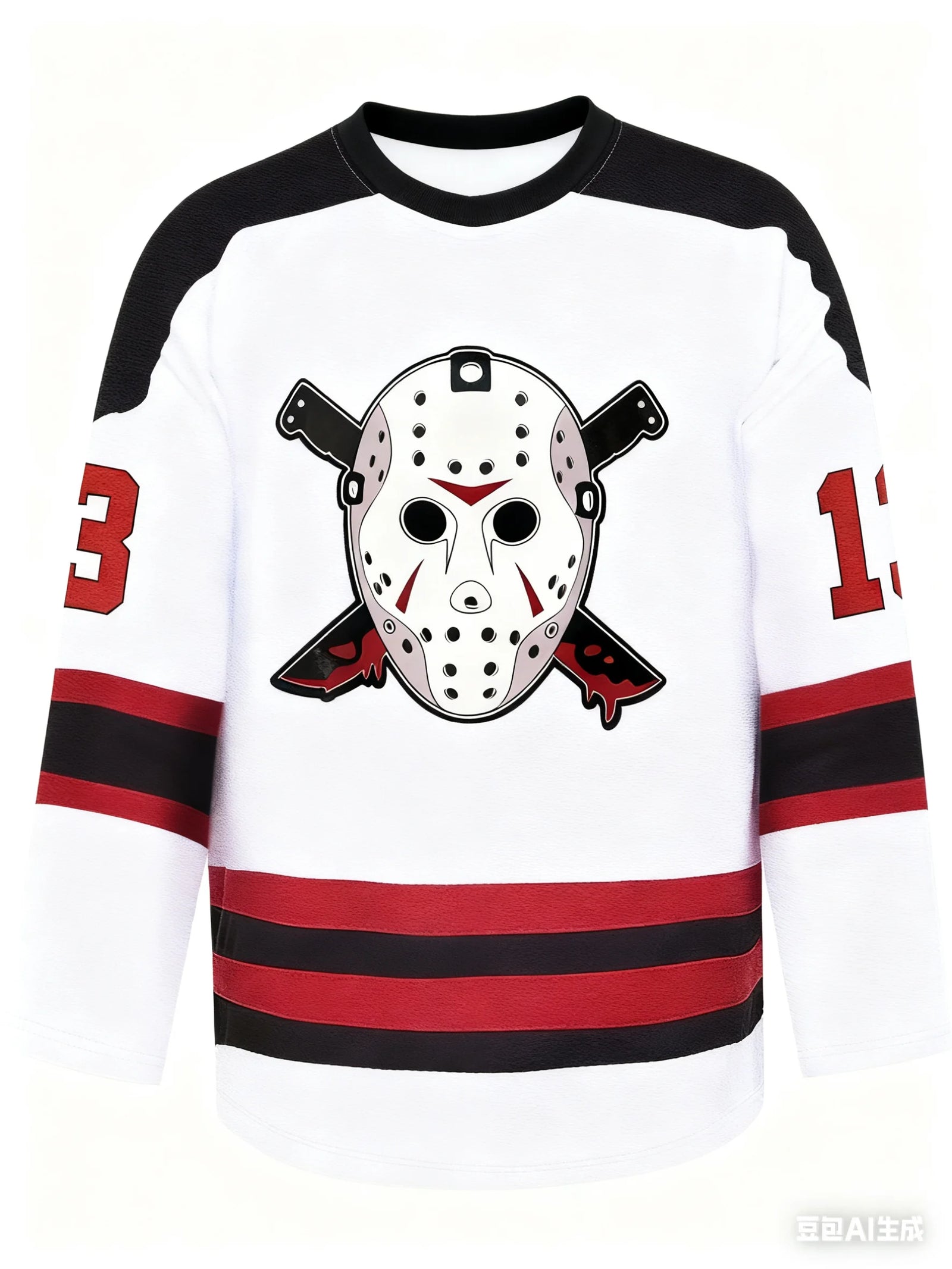 Jason Number Thirteen Long Sleeve Jersey For Sports Outfits