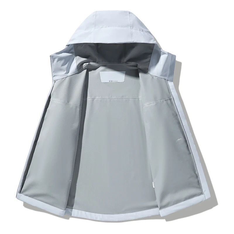 Unisex Waterproof Windproof Hiking Jacket for Outdoor Trekking