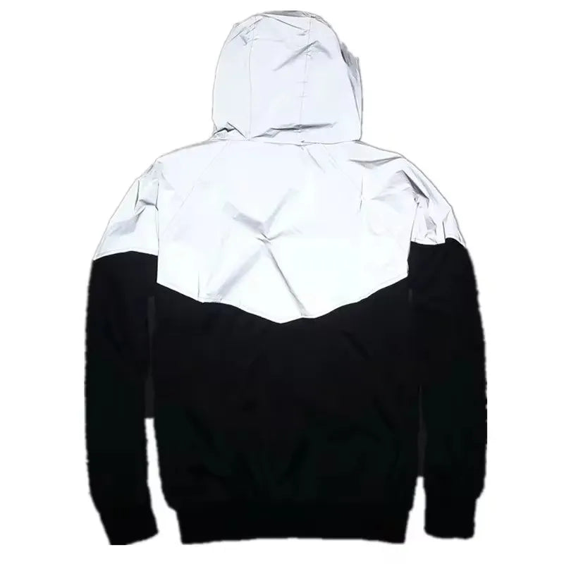 Long Sleeve Casual Streetwear Jacket with Front Closure and Pockets