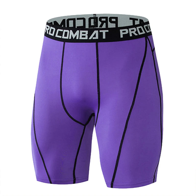 Men's Fitted Training Shorts for Gym and Running