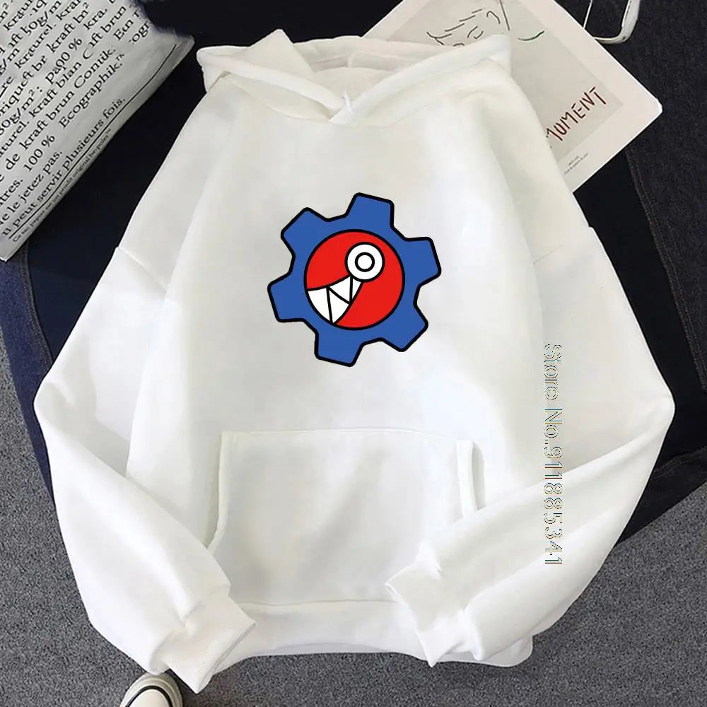 Yellow Graphic Long-Sleeve Pullover Hoodie