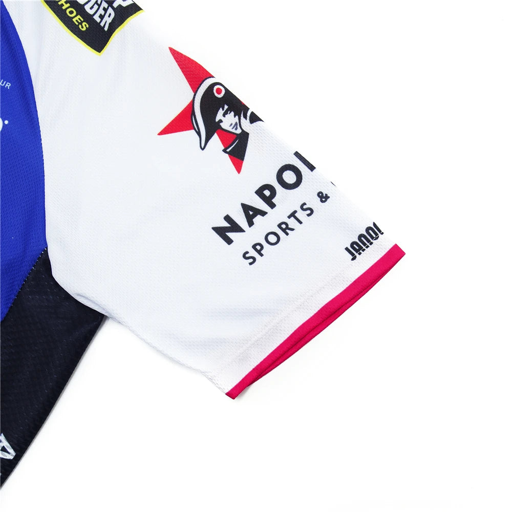 Short Sleeve Zip-Front Cycling Jersey with Pockets for Spring and Summer