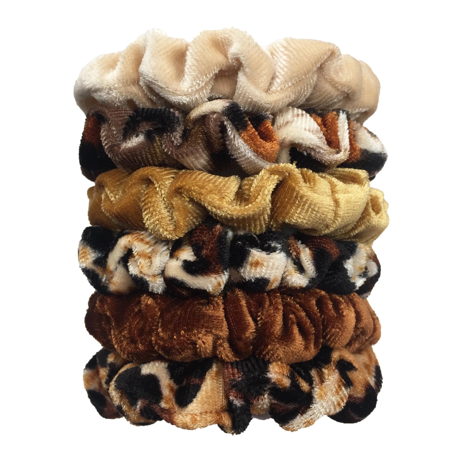 Fabric Scrunchie Elastic Hair Band for Ponytail and Bun Styling