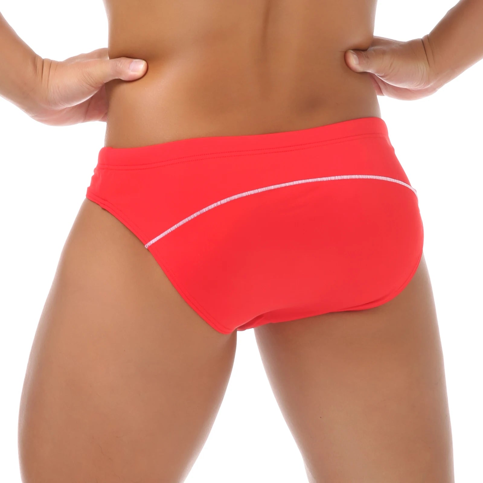Men's Swimsuit Bottoms in Classic Sunga Swim Brief Style for Beach and Pool Wear