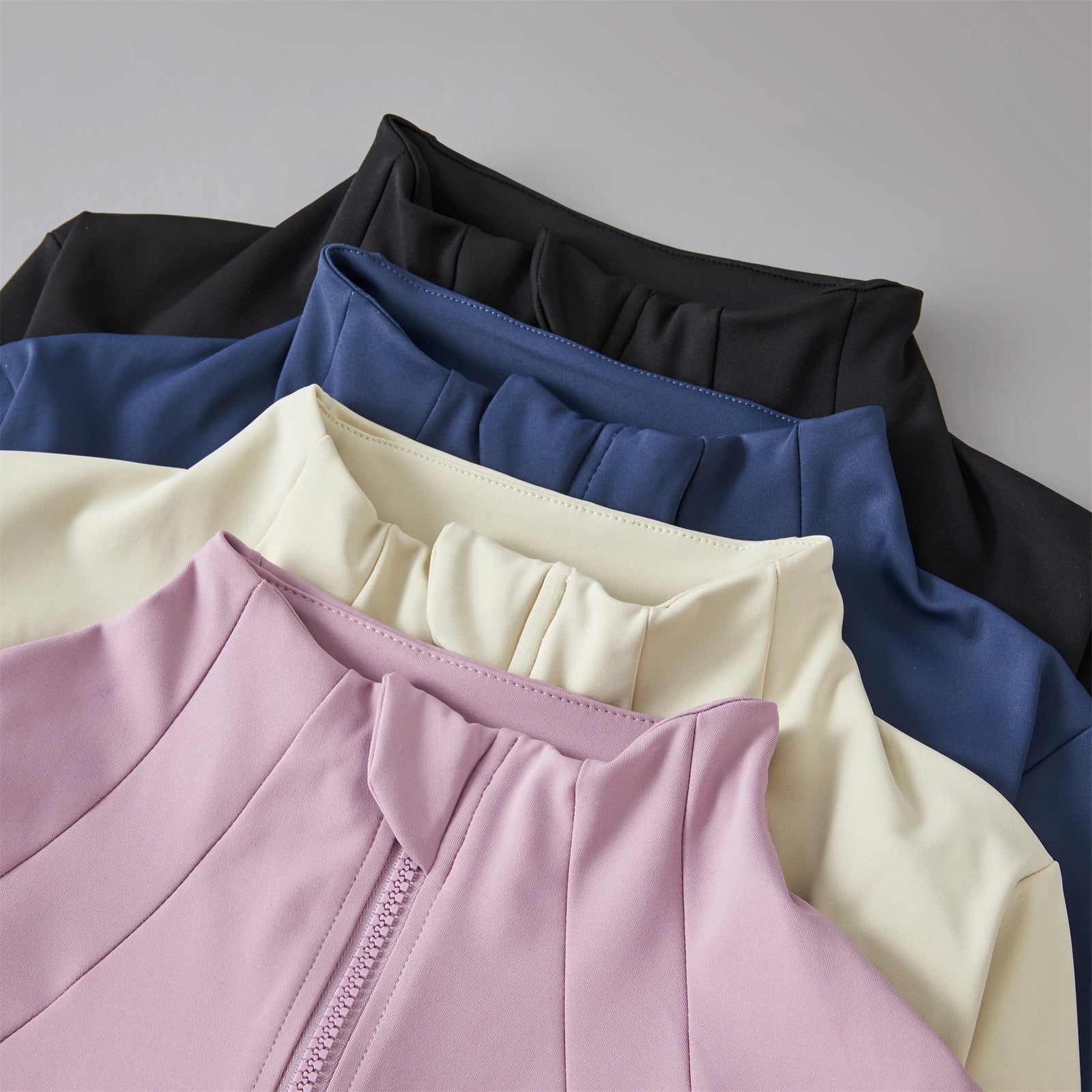 Women's Stand Collar Zip-Front Yoga Jacket