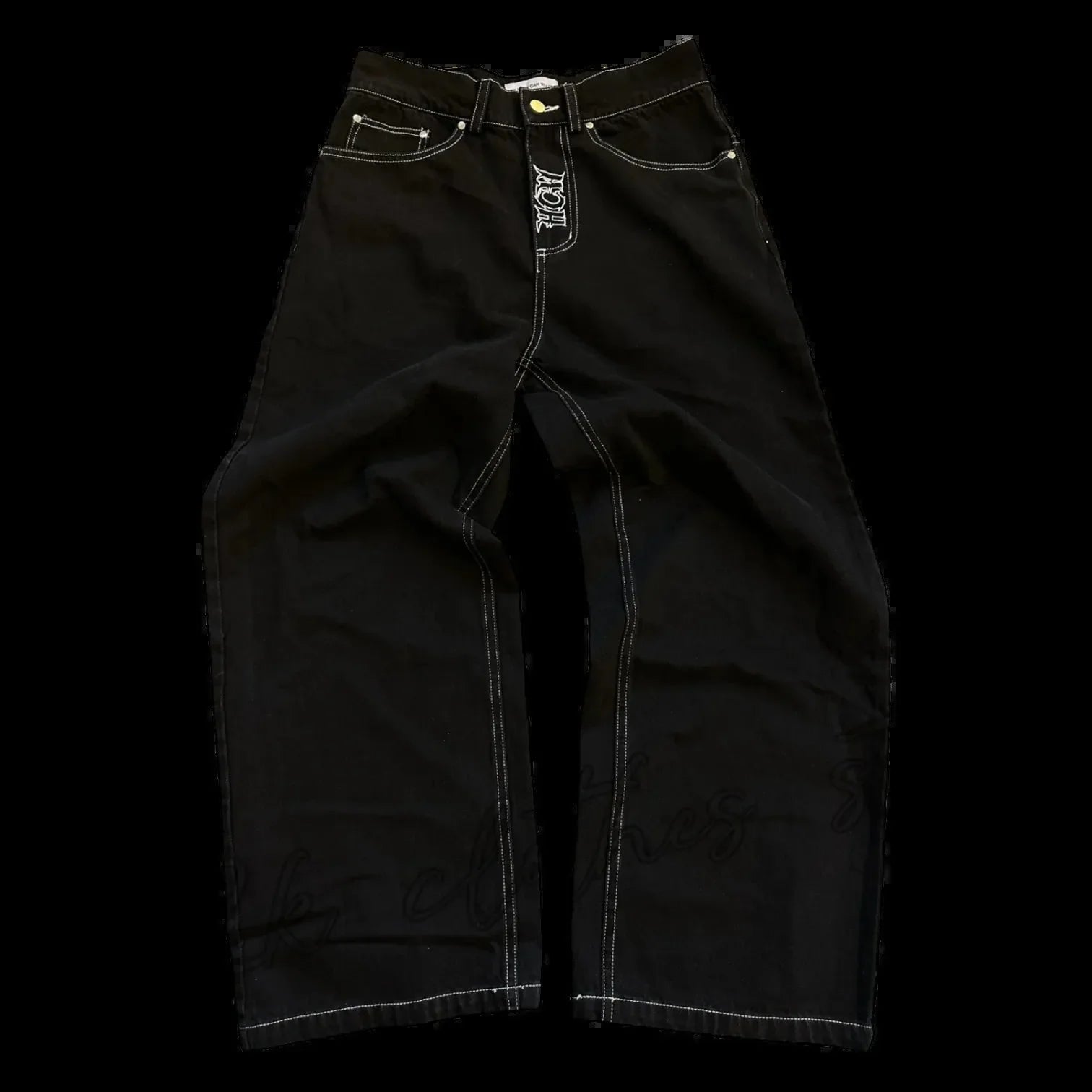 Men's Wide Leg Denim Jeans for Casual Everyday Wear
