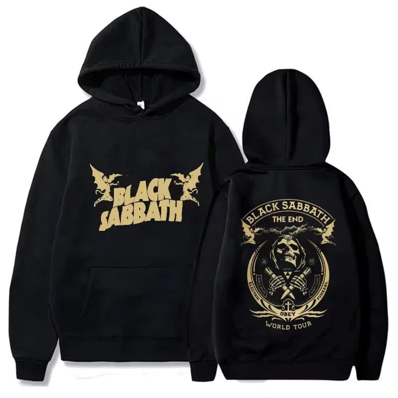 Character-Graphic Long-Sleeve Pullover Hoodie