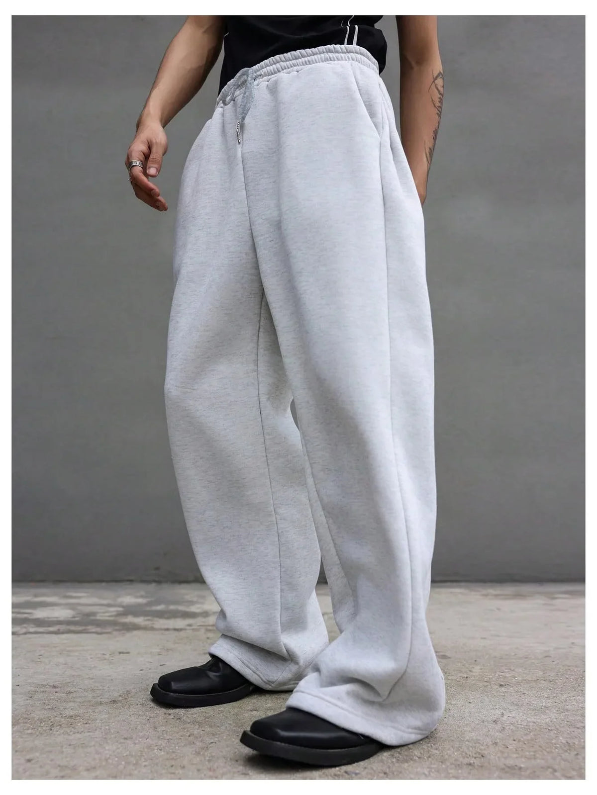 Full Length Loose Fit Casual Drawstring Running Jogger Pants