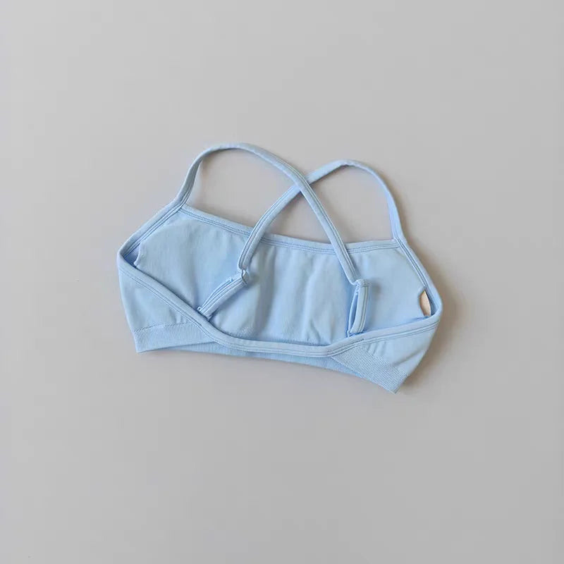Women's Thin Strap Cross Back Sports Bra