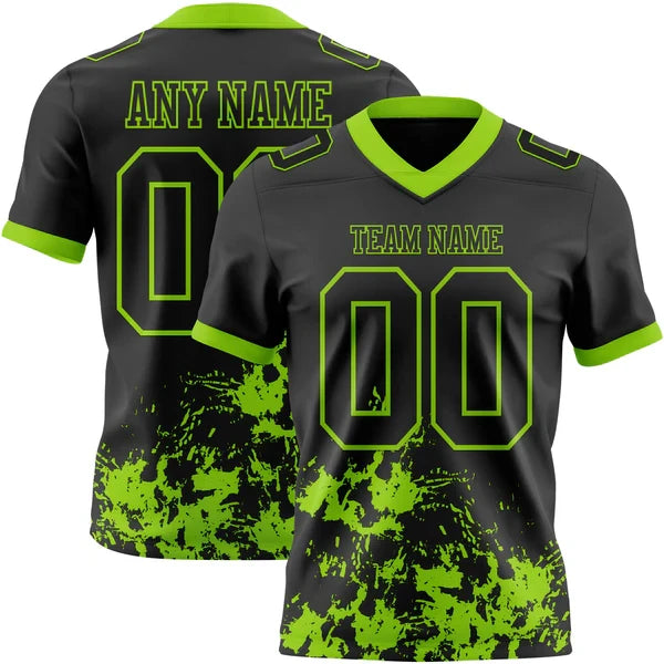 American Football Graphic Short Sleeve Crew Neck Sports T Shirt