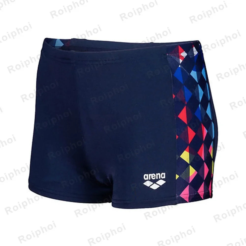Men's Printed Swim Shorts for Pool Swimming and Summer Beach Wear