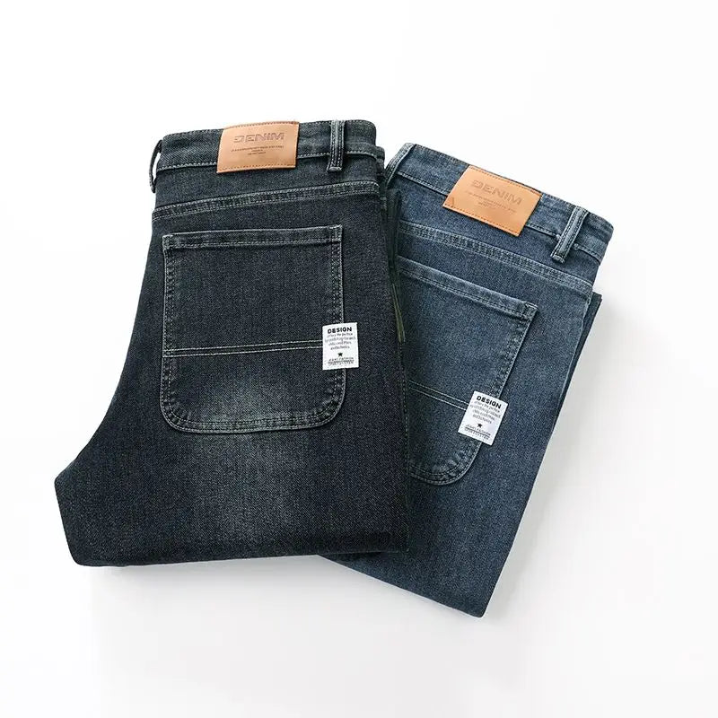 Men's Wide Leg Denim Jeans for Casual Everyday Wear