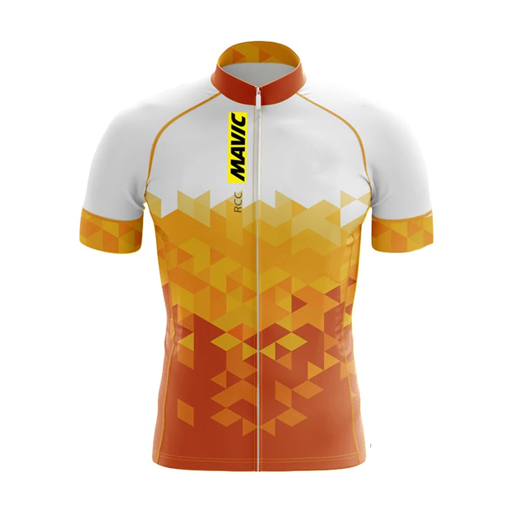 Men's Cycling Jerseys and Shorts with Separate Graphic Style Options