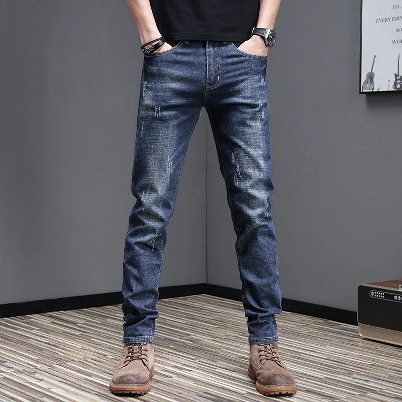 Men's Slim Fit Denim Jeans for Casual Everyday Wear