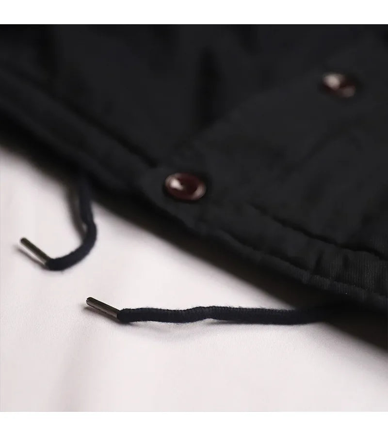 Drop Shipping N1 Thick Winter Mens Sherpa Fleece Deck Jacket with Embroidered Patch