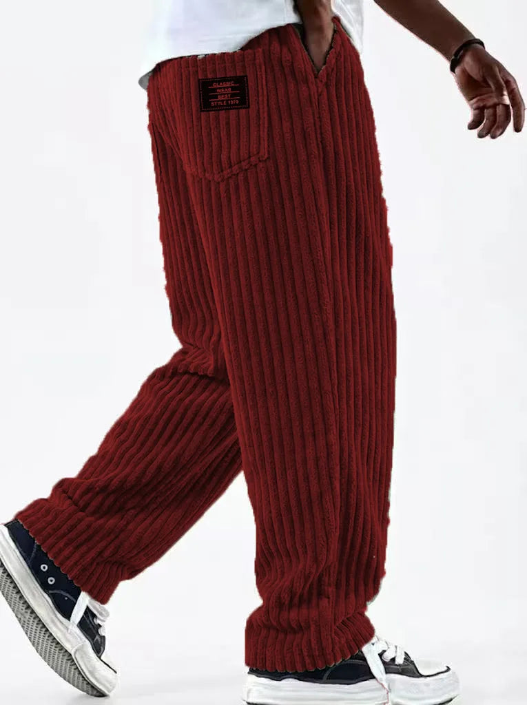 Men's Drawstring Waist Casual Pants For Everyday Wear