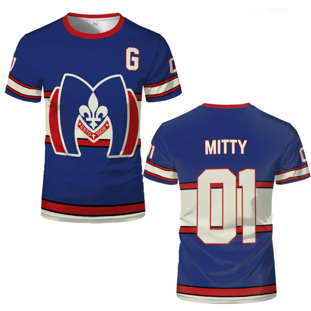 Rivalry Player Number Graphic Short Sleeve T-shirt For Sports Outfits