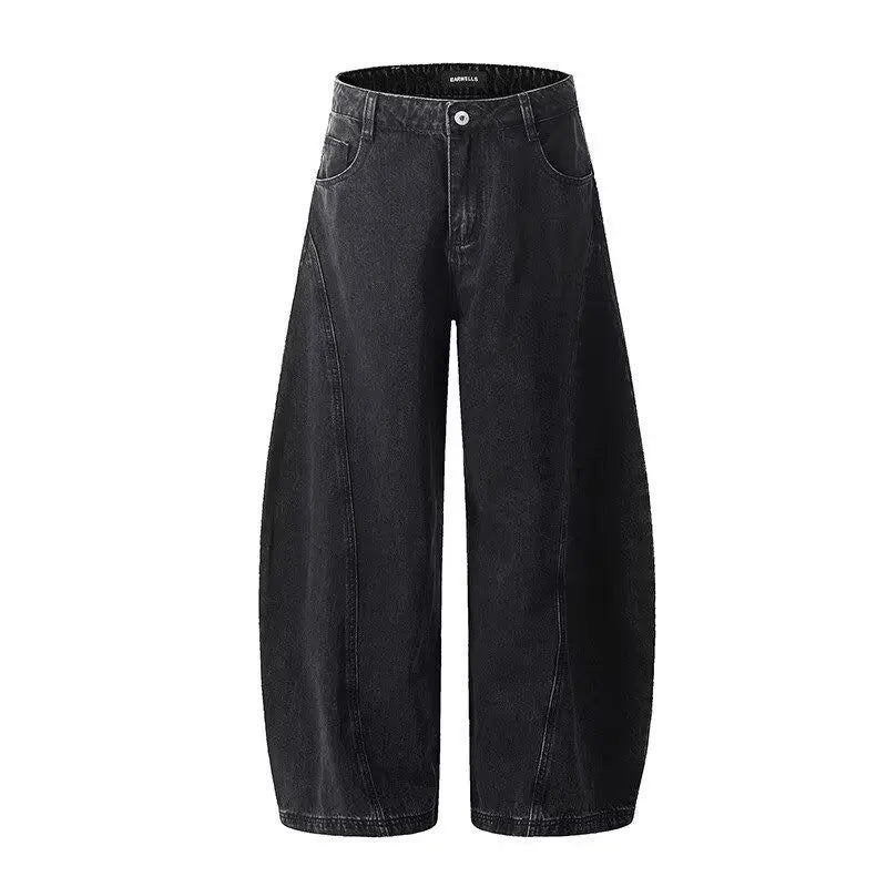 Men's Wide Leg Denim Jeans for Casual Everyday Wear