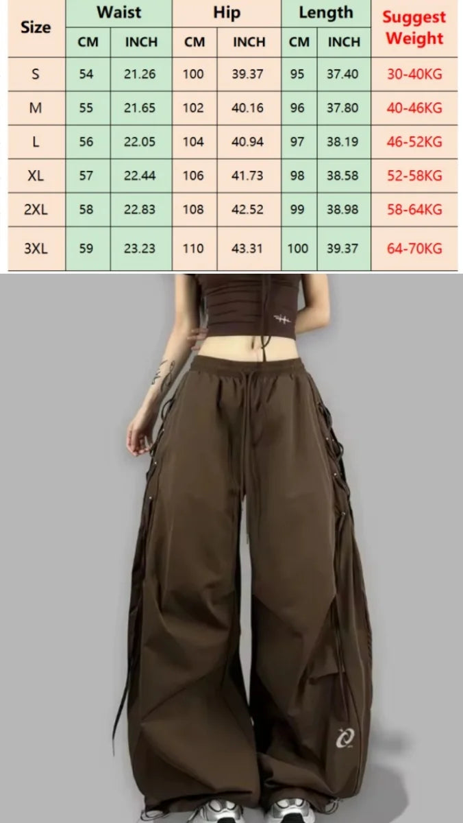 Women's Loose Wide Leg Pants with Contrast Stripe Style Options