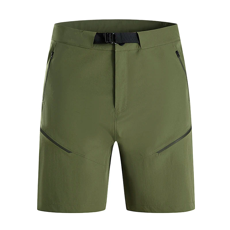 Lightweight Stretch Hiking Shorts with Zippered Pockets