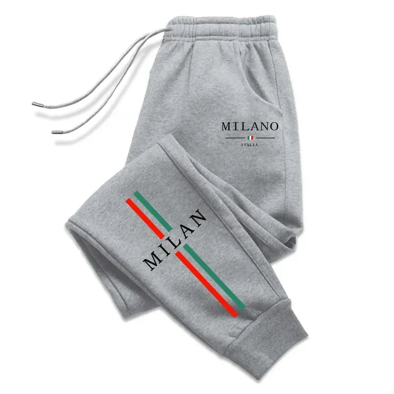 Men's Graphic Print Drawstring Waist Casual Pants For Everyday Wear