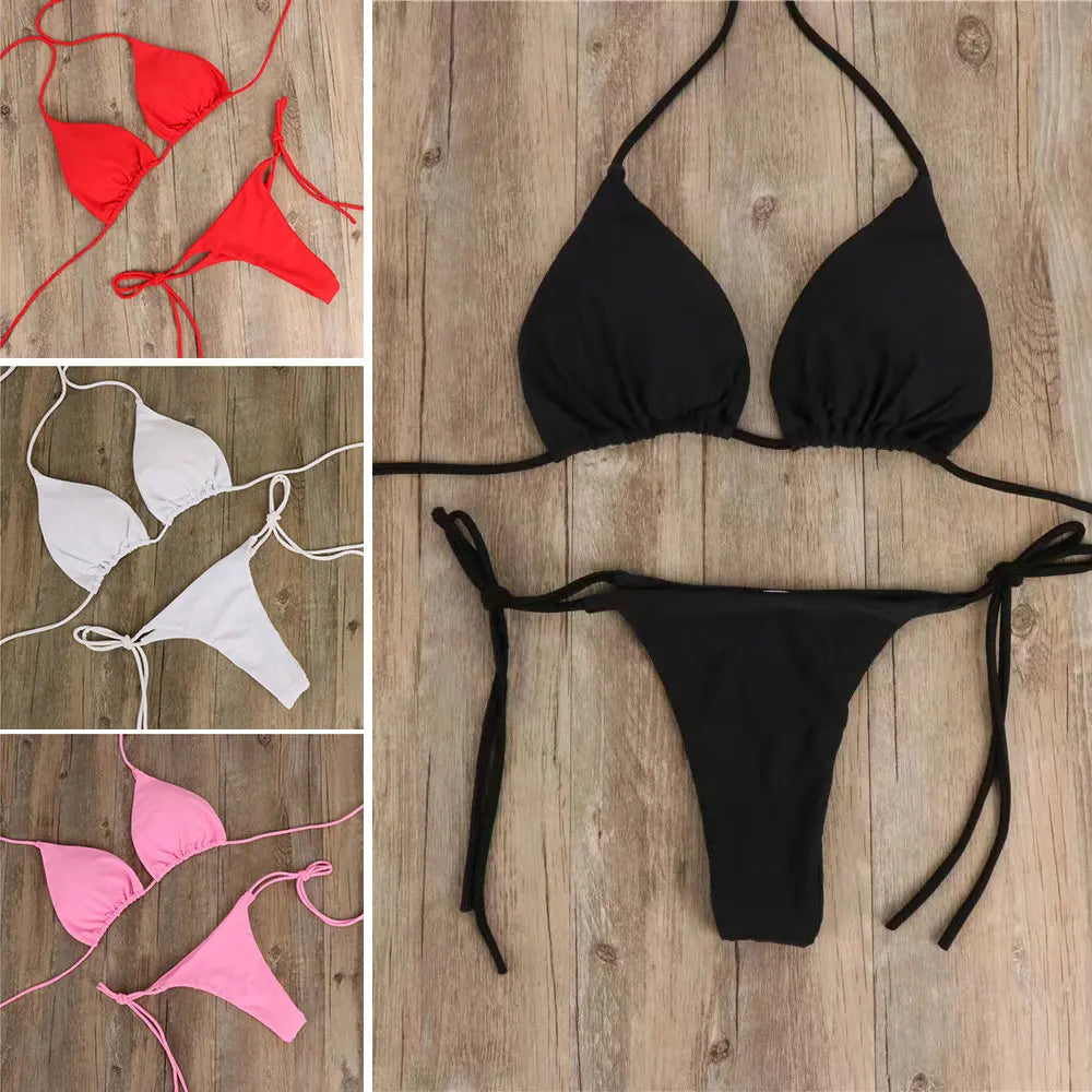 Solid Color Bikini