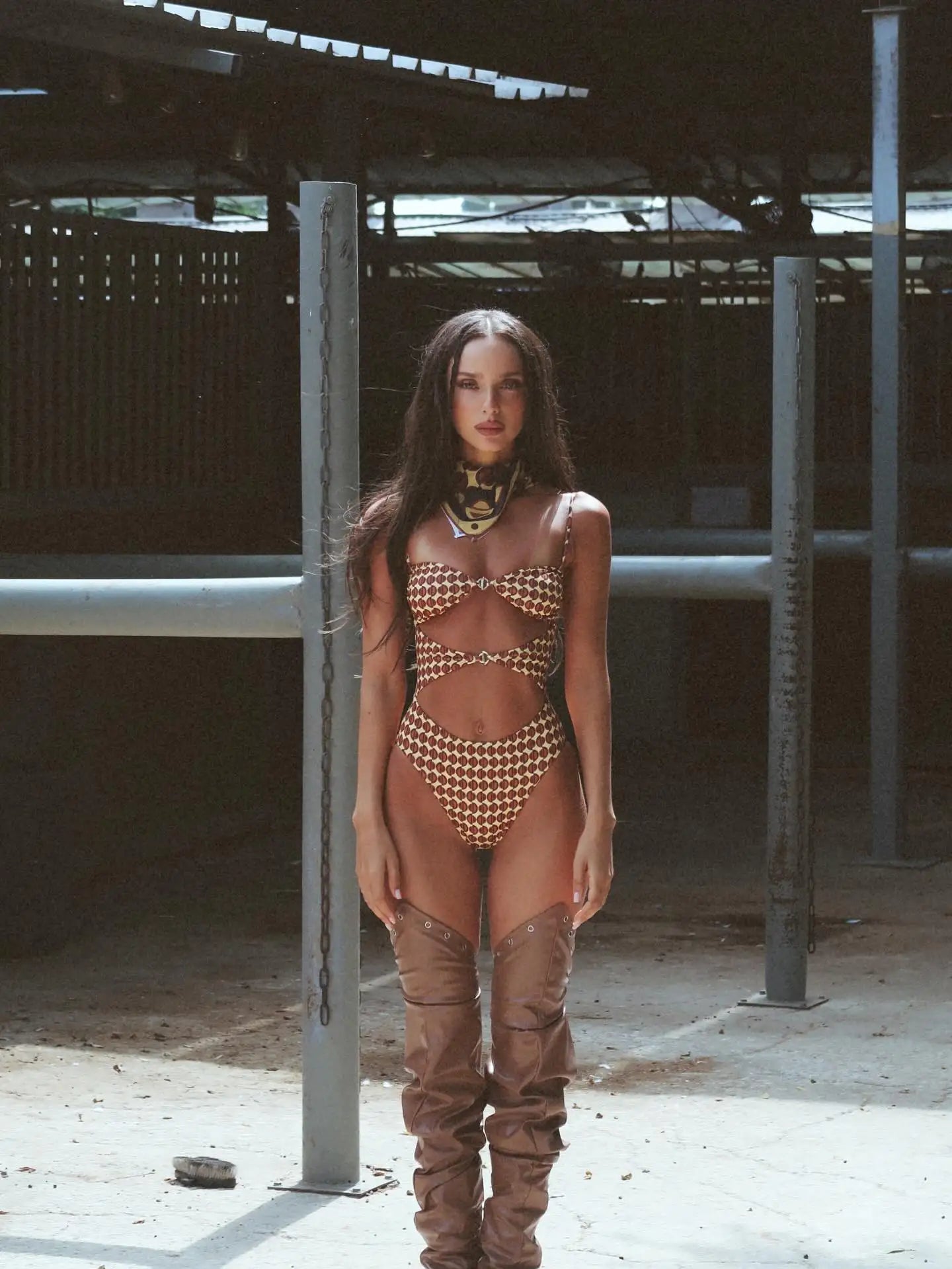 Halter Bikini with Matching Cover-Up Pants