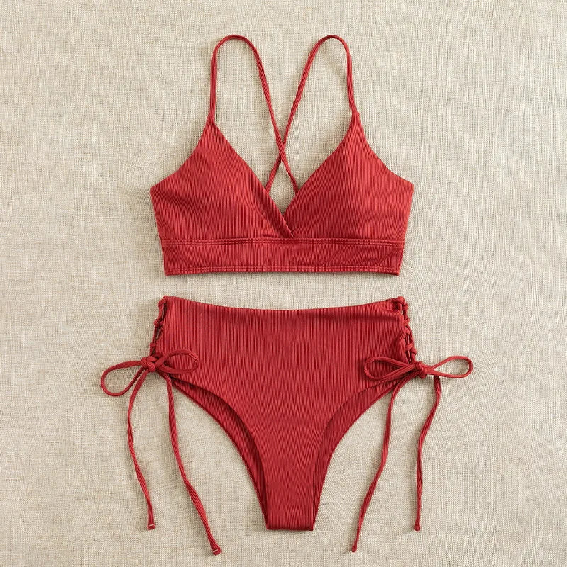 V-Neck Triangle Bikini