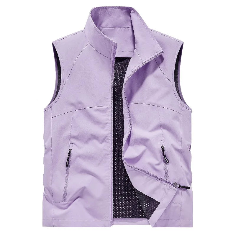 Men's Stand Collar Outdoor Vest