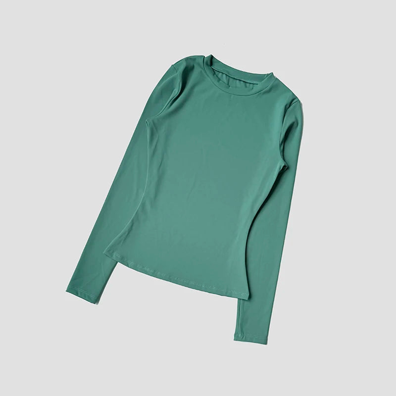Women’s Long Sleeve Workout Top for Gym, Pilates, Yoga & Running