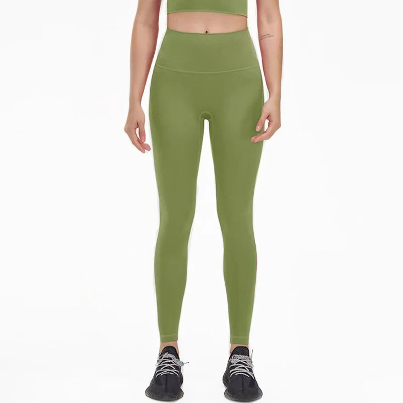 Women's Side Pocket Full Length Leggings For Workout Outfits