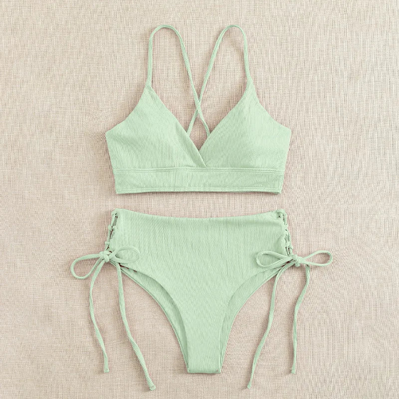V-Neck Triangle Bikini