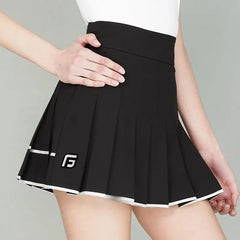 Golf Women's Summer Autumn Short Pleat Skirt High Waist Slim Fit Outdoor Sports Skirt Tennis Skirt Women's Apparel