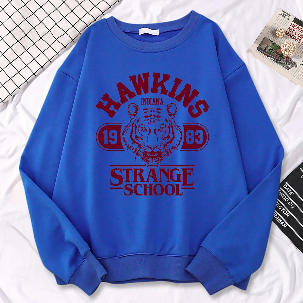 Letter Graphic Long Sleeve Pullover Casual Hoodie for Layering