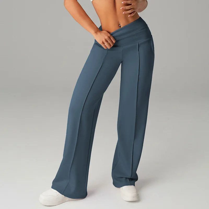 Women's Loose Wide Leg Yoga Pants For Workout Outfits