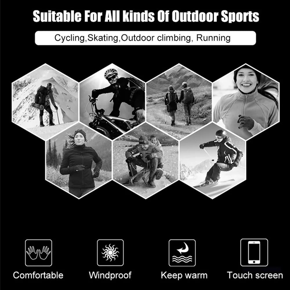 Full Finger Outdoor Gloves with Shaped Wrist Cuffs