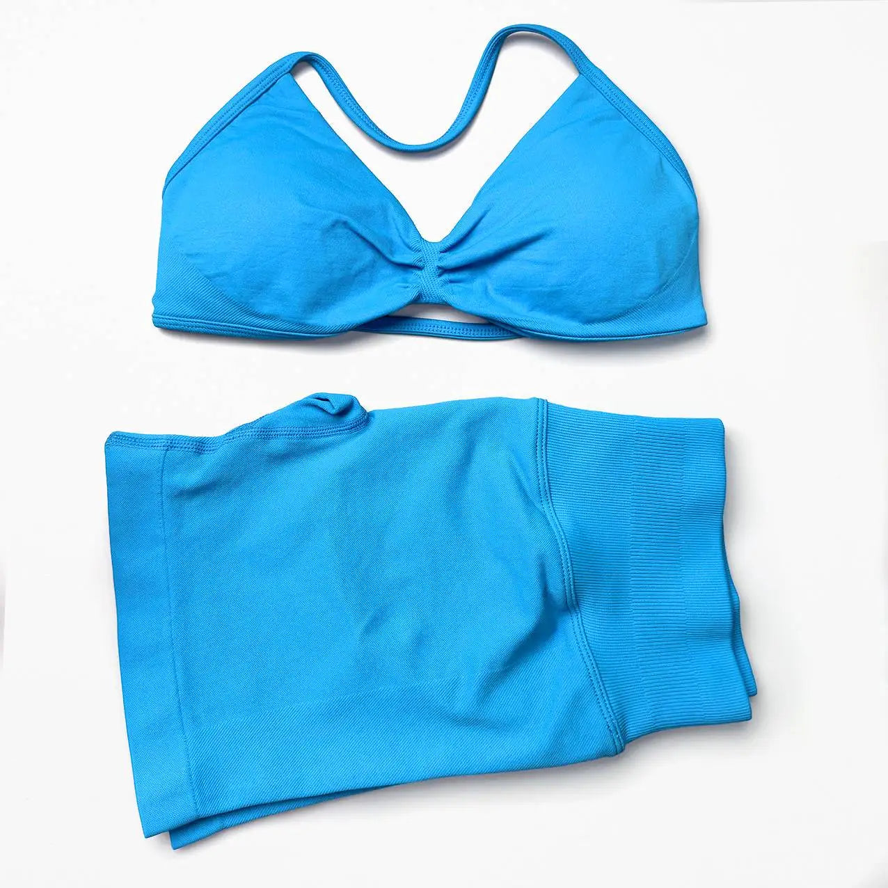 Women's Halter Bra And Variable Bottoms Yoga Set
