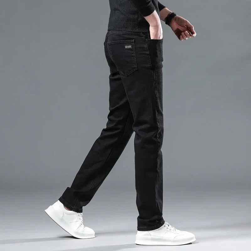 Men's Straight Leg Denim Jeans for Casual Everyday Wear