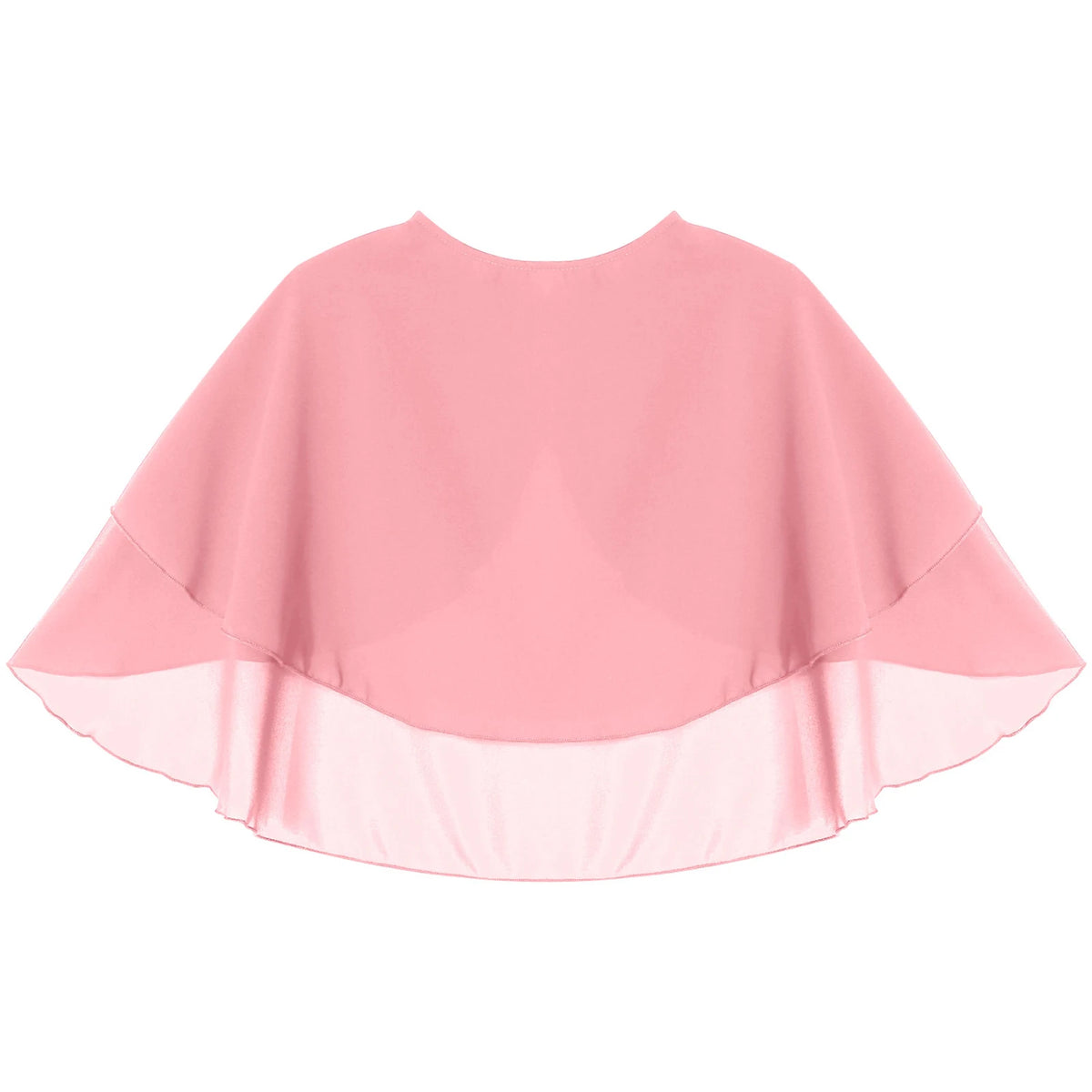 Layered Chiffon Capelet for Layering over Dresses and Tops