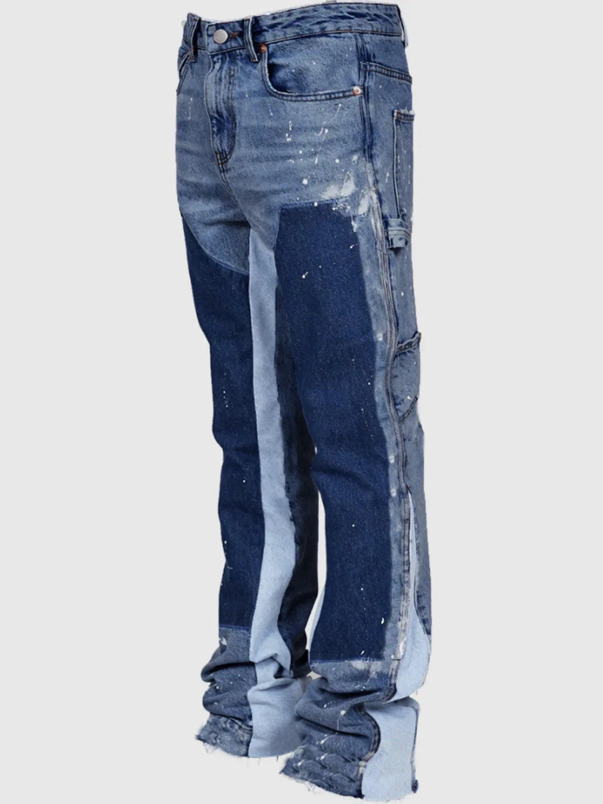 Men's Flared Denim Jeans for Casual Everyday Wear