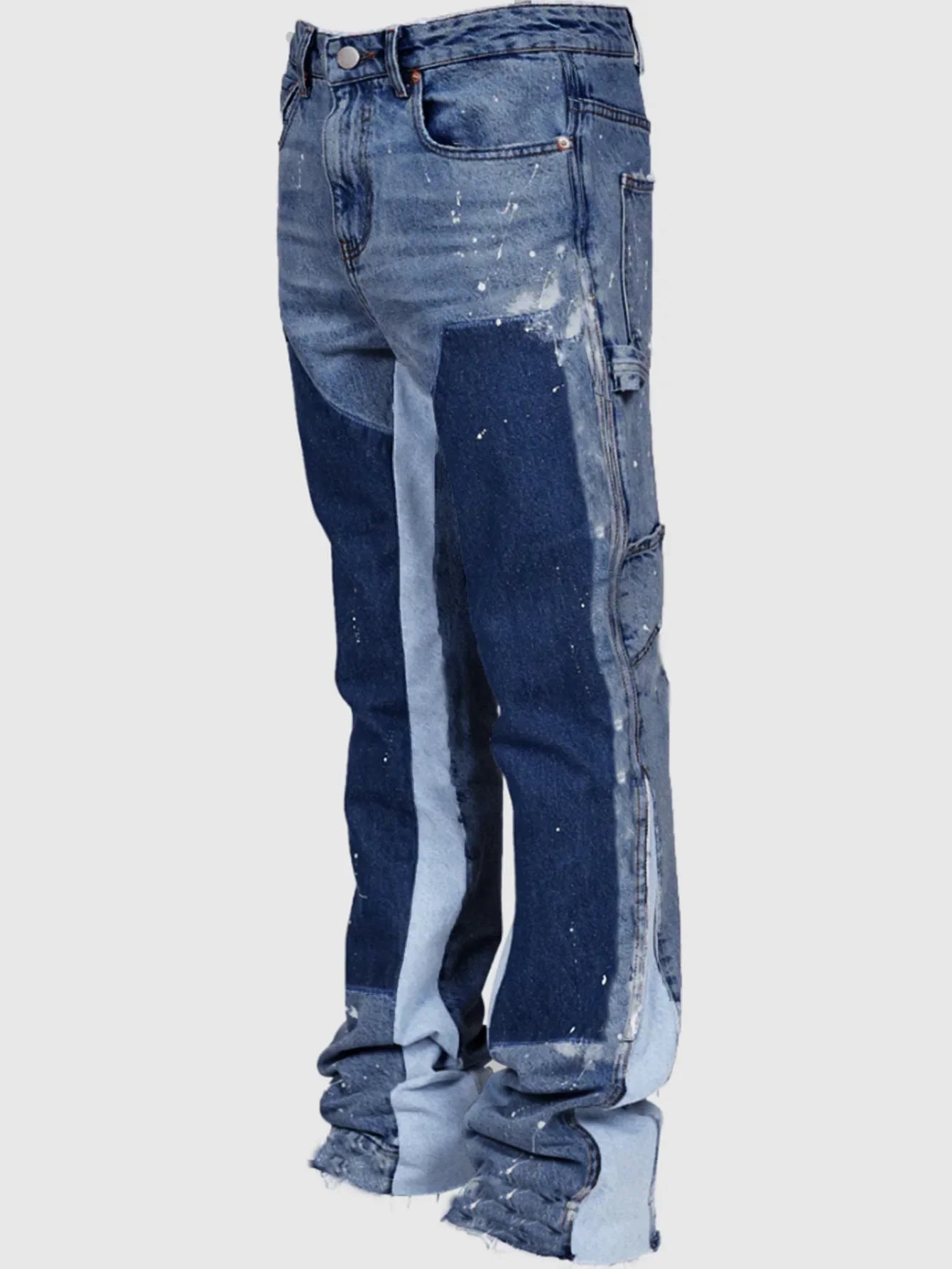Men's Flared Denim Jeans for Casual Everyday Wear