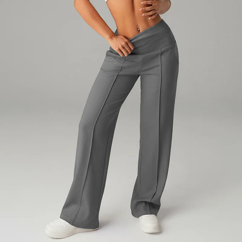 Women's Loose Wide Leg Yoga Pants For Workout Outfits