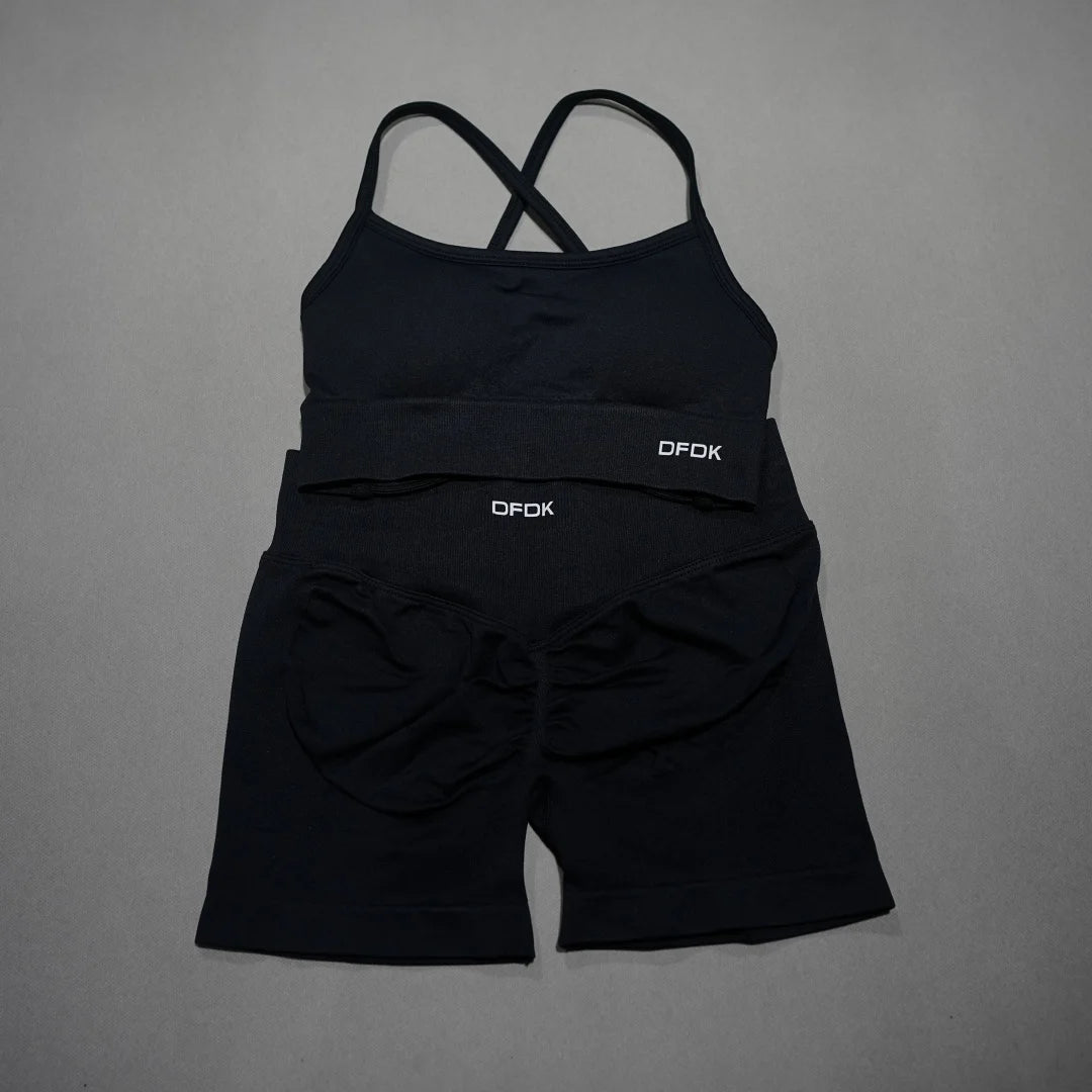 Women's Bra And Shorts Or Leggings Yoga Set