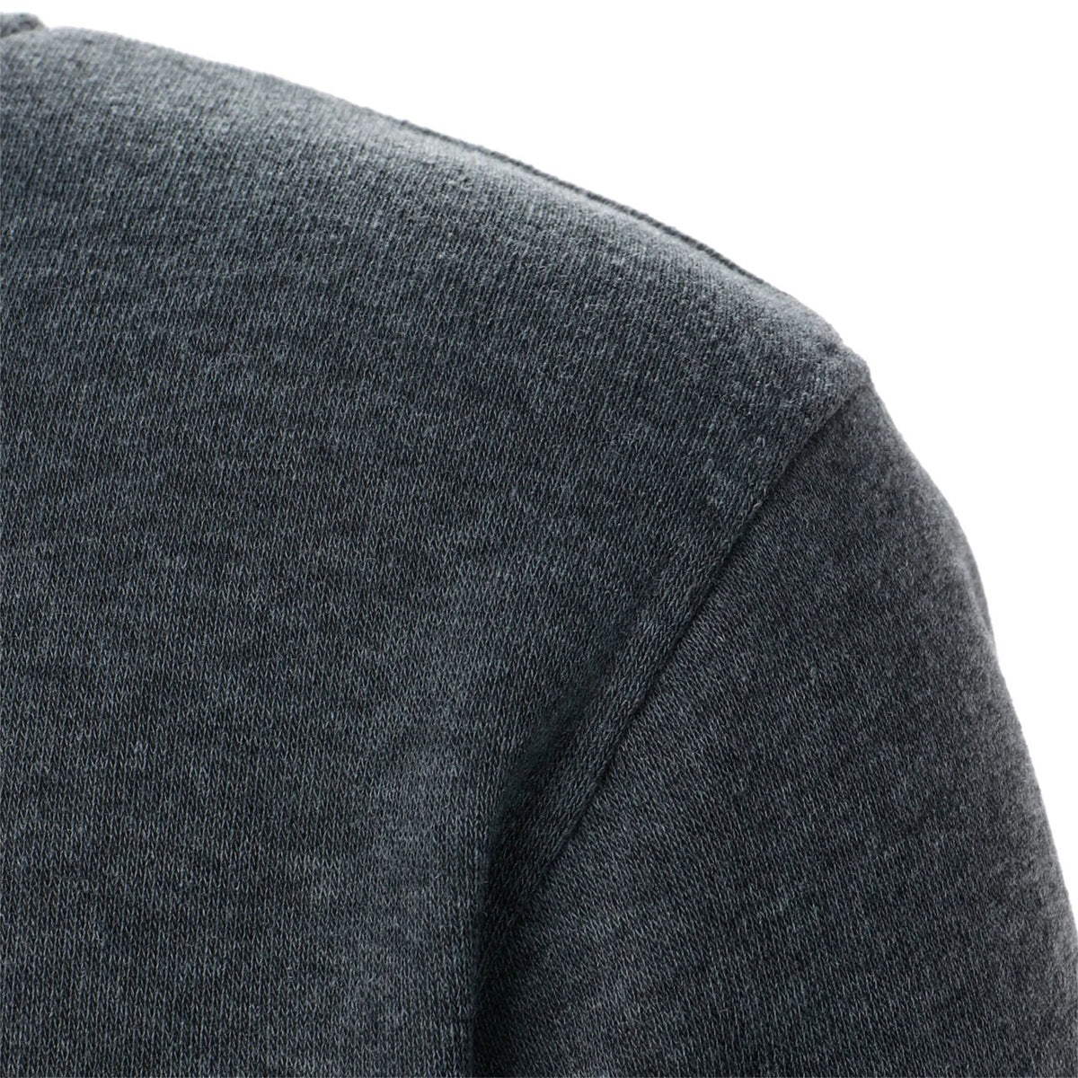 Men's Solid Stand-Collar Zip-Front Jacket