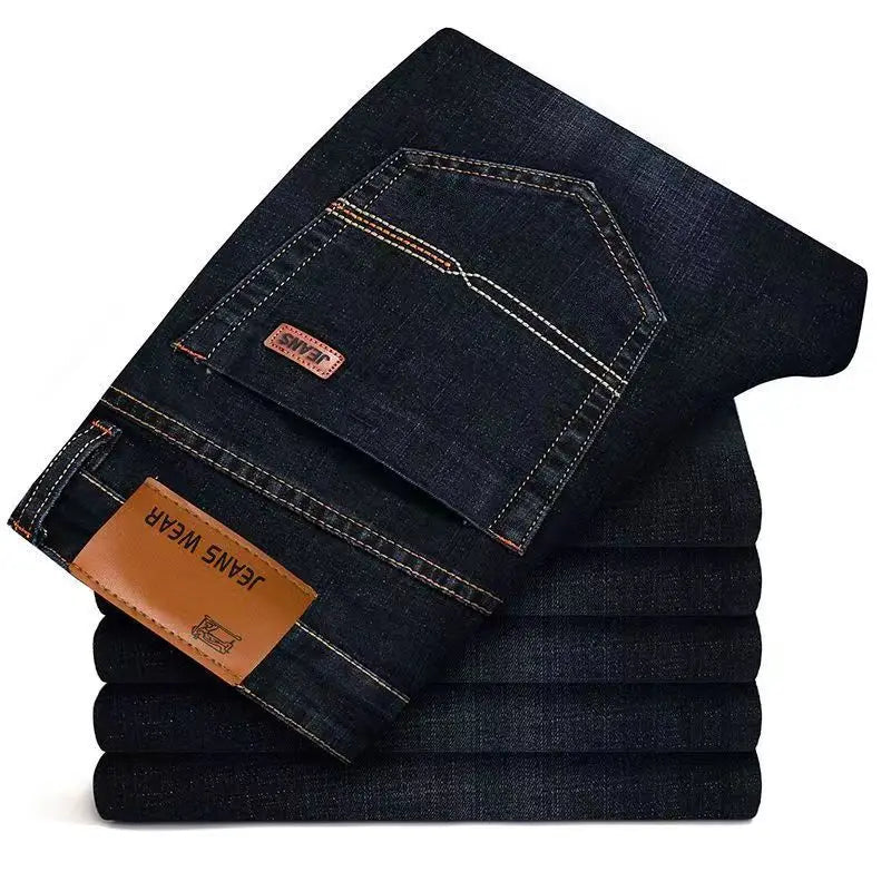 Men's Straight Leg Denim Jeans for Casual Everyday Wear