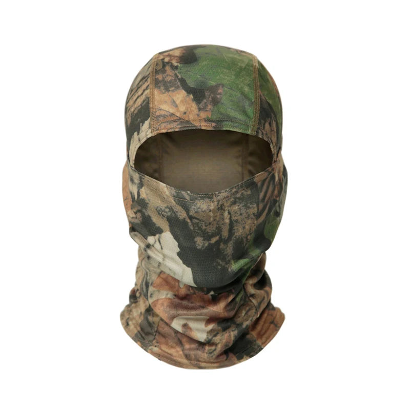 Full Face Balaclava Hood with Solid and Camouflage Options