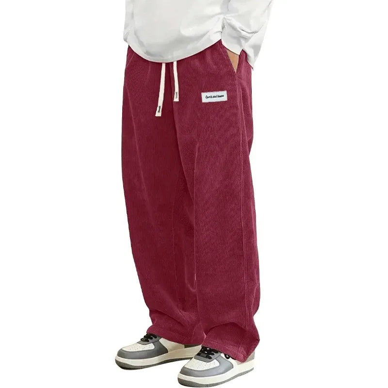 Men's Elastic Waist Casual Pants For Everyday Wear