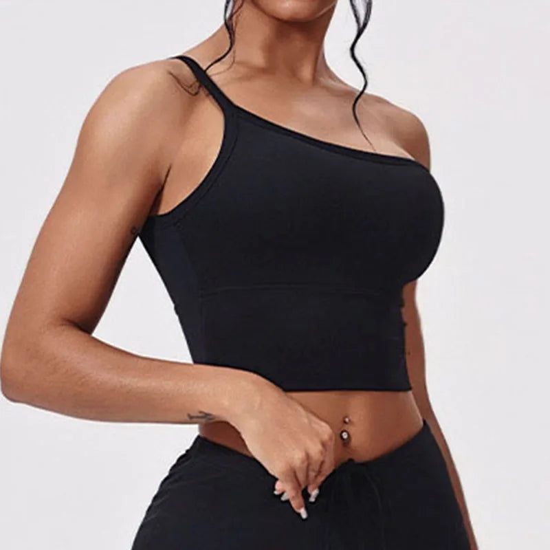 Women's Off-Shoulder Workout Crop Top