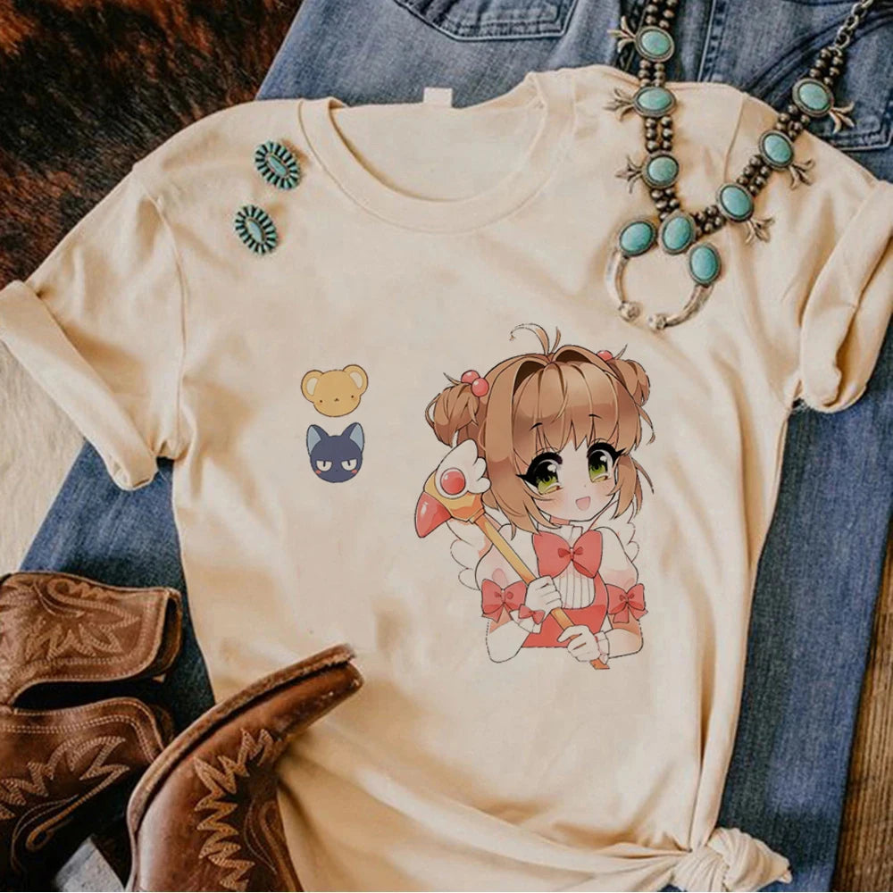Cardcaptor Sakura Graphic Short-Sleeve T-Shirt